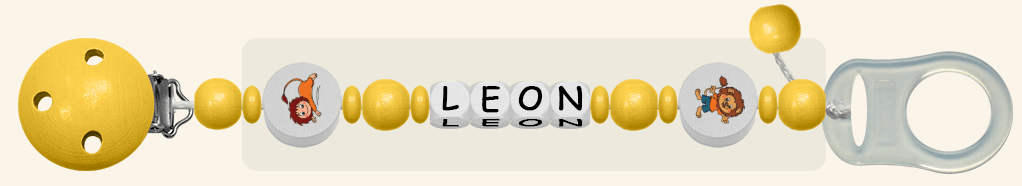 Schnullerkette Leon