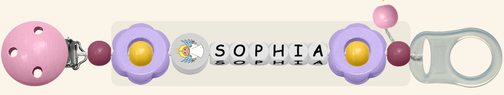 Schnullerkette Sophia